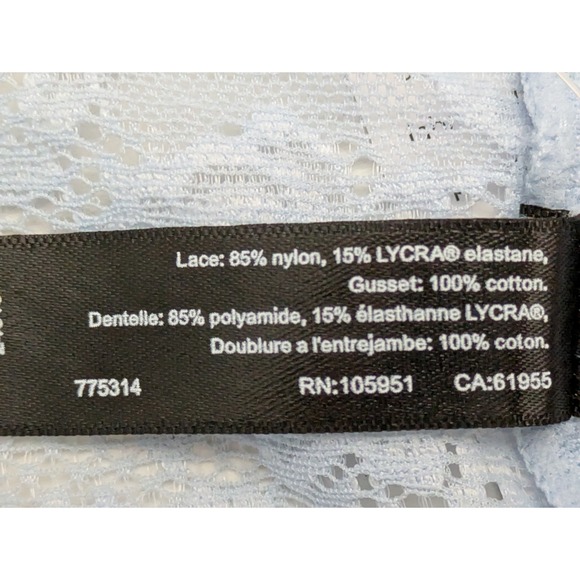 Natori 775314 Heavenly‎ Lace Boyshort Panty Underwear Large Light Blue NWT $32 - Picture 7 of 7